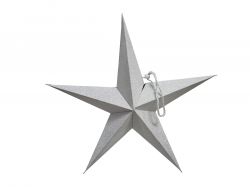 Duża gwiazda wisząca 60 cm