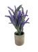 Sztuczny wrzos fiolet w doniczce